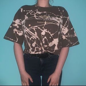 Hard Rock Cafe bleach dyed shirt